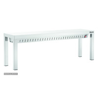 Bartscher Warmtebrug | RVS | I3HR | 3 Infrarood Verwarmingsbuizen | 230V | 1200x300x400(h)mm