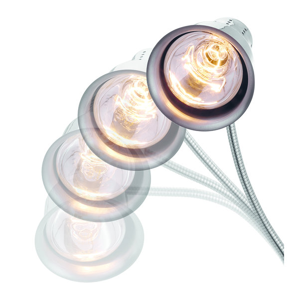 Warmhoudlamp | RVS | 1 Infraroodlamp IR250 | 230V | 200x250x700(h)mm