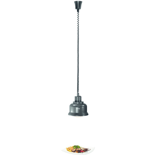 Warmtelamp | Zwart/Mat | 1 Infraroodlamp Incandescent | 230V | 230x230x250(h)mm