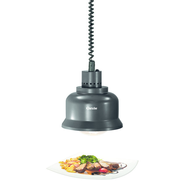 Warmtelamp | Zwart/Mat | 1 Infraroodlamp Incandescent | 230V | 230x230x250(h)mm