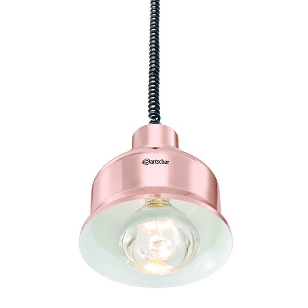 Warmtelamp | Koper | Hoogglans | 1 Infrarood Incandescent | 230V | 230x230x250(h)mm