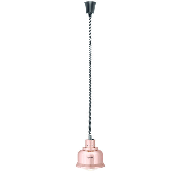 Warmtelamp | Koper | Hoogglans | 1 Infrarood Incandescent | 230V | 230x230x250(h)mm