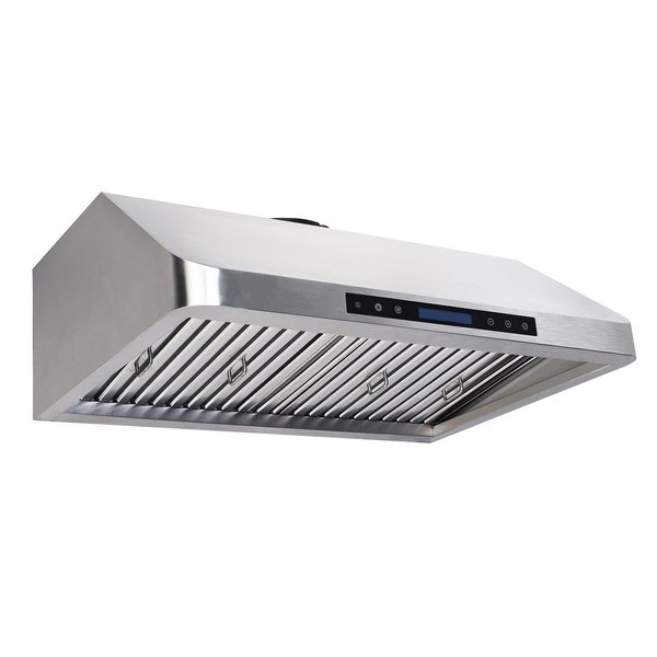 Afzuigkap compleet met motor + LED verlichting | 1530 m3 per uur | 1200x560x250(h)mm