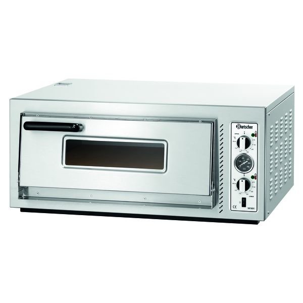 Pizzaoven | Elektrisch | NT 621 | 1x4 Ø30cm | 1 Kamer | 5kW | Bodem van Vuurvaste Klei | 885x790x400(h)mm