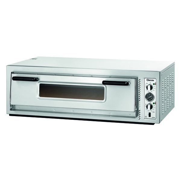 Pizzaoven | NT 901 | 6x1 Ø30cm | 1 Kamer | Bodem van Vuurvaste Klei | 1190x780x395(h)mm