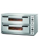 Bartscher Pizzaoven | NT921 | 6+6 Ø30cm | 12kW | 2 Kamers | Bodem van Vuurvaste Klei | 1190x780x710(h)mm 