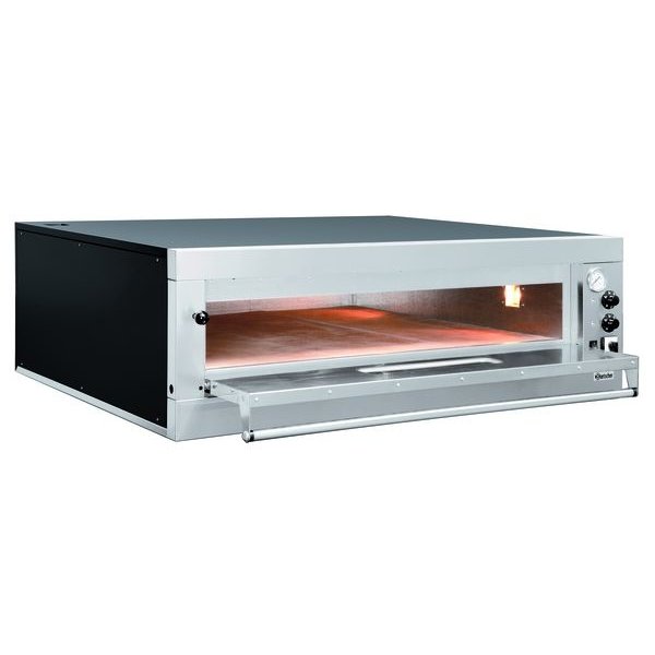 Pizzaoven | ET 105-1BK | 1x9 Ø33cm | 1 Kamer | 12kW | Bodem van hittebestendige steen | 1310x1270x420(h)mm