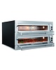 Bartscher Pizzaoven | ET 205-2BK | 2x9 Ø33cm | 2 Kamers | Bodem van Hittebestendige Steen | 1310x1270x760(h)mm 