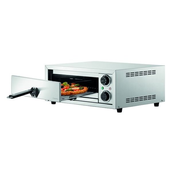 Pizzaoven | RVS | ST350 TR | 1x Ø34cm | 1 kamer | 1.7kW | 500x420x215(h)mm