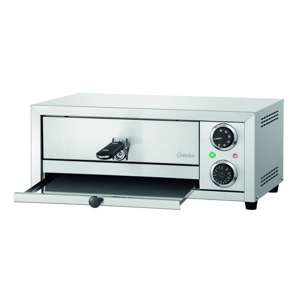 Pizzaoven | RVS | ST350 TR | 1x Ø34cm | 1 kamer | 1.7kW | 500x420x215(h)mm