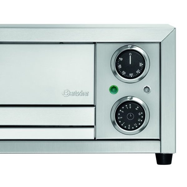 Pizzaoven | RVS | ST350 TR | 1x Ø34cm | 1 kamer | 1.7kW | 500x420x215(h)mm