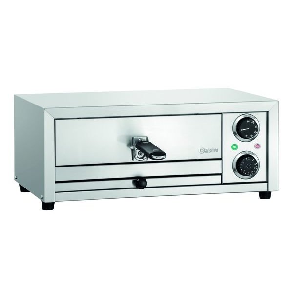 Pizzaoven | RVS | ST350 TR | 1x Ø34cm | 1 kamer | 1.7kW | 500x420x215(h)mm