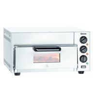 Bartscher Pizzaoven ST415 | 1x Ø40 cm | 1 kamer | 2 kW/h | Bodem met hittebestendige steen | 565x585x265(h)mm Bartscher Pizzaoven ST415 | 1x Ø40 cm | 1 kamer | 2 kW/h | Bodem met hittebestendige steen | 565x585x265(h)mm