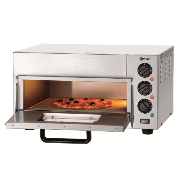 Pizzaoven ST415 | 1x Ø40cm | 1 Kamer | 2kW | Bodem Met Hittebestendige Steen | 565x585x265(h)mm