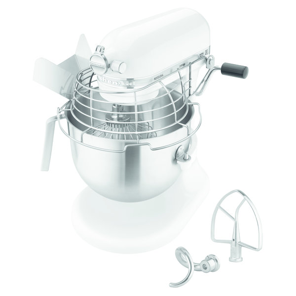 Spiraalmixer | Wit | 6.9L | Vaste Kom | Komlift | 230V | 287x371x417(h)mm