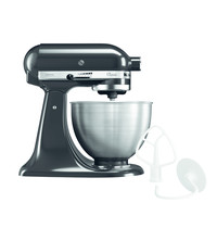 KitchenAid Spiraalmixer | Zwart | 4.28L | Kantelbare Kop + Afneembare Kom | 230V | 358x221x353(h)mm