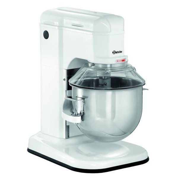 Spiraalmixer | Wit | 7L | Afneembare Kom | 230V | 1.2kg | 440x335x510(h)mm