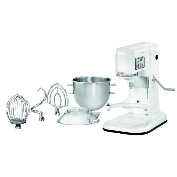 Spiraalmixer | Wit | 7L | Afneembare Kom | 230V | 1.2kg | 440x335x510(h)mm