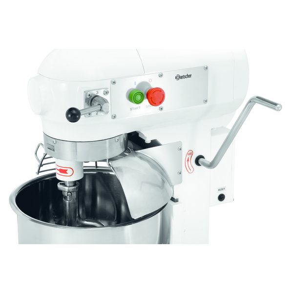 Spiraalmixer | 20L | Afneembare Kom | 1.1kW | 7.5kg | 530x496x780(h)mm