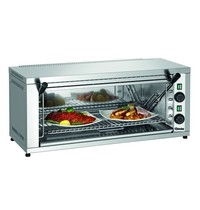 Bartscher Salamander elektrisch RVS 600-2Z | 4,4 kW/h | Infrarood warmtestraler | 878x500x370(h)mm Bartscher Salamander elektrisch RVS 600-2Z | 4,4 kW/h | Infrarood warmtestraler | 878x500x370(h)mm