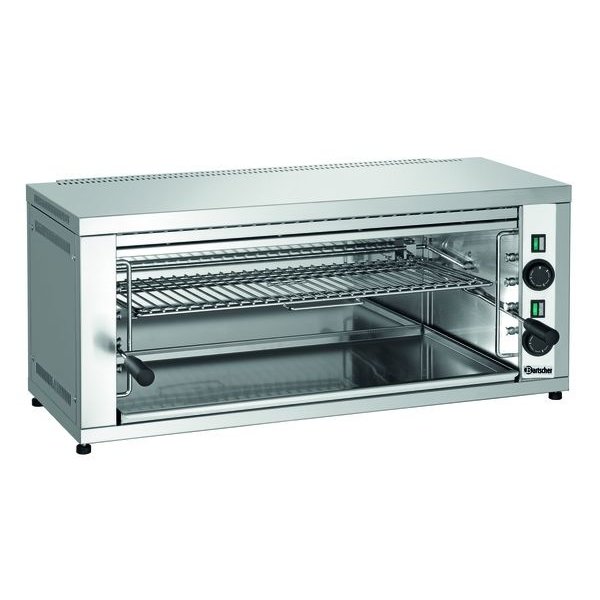 Salamander | Elektrisch | RVS | 600-2Z | 4.4kW | Infrarood Warmtestraler | 878x500x370(h)mm