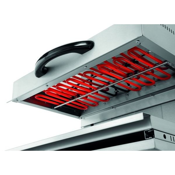 Salamander | Elektrisch | RVS | Lift 600-2Z | 4kW | Stralingsverwarming | 600x540x530(h)mm