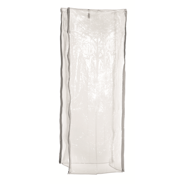 Afdekhoes transparant AGN1800-1/1 | 4 ritssluitingen | 630x465x1745(h)mm