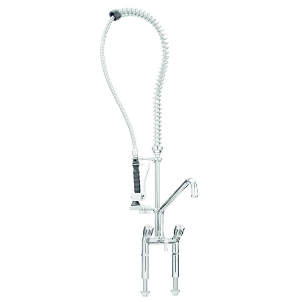 Voorspoeldouche messing/staal | Zwenkbare kraan 180°  | 515x415x1220(h)mm
