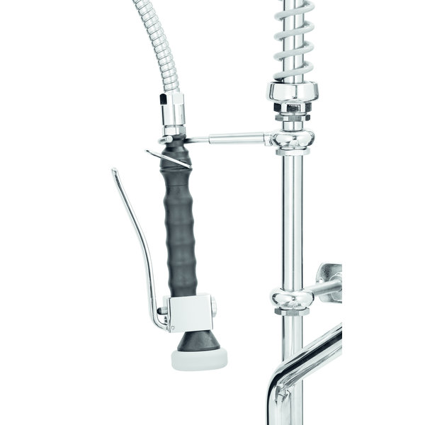 Voorspoeldouche messing/staal | Zwenkbare kraan 180°  | 515x415x1220(h)mm