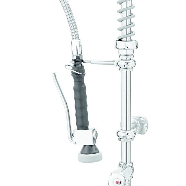 Voorspoeldouche messing/staal | Zwenkbare kraan 180°  | 515x415x1430(h)mm