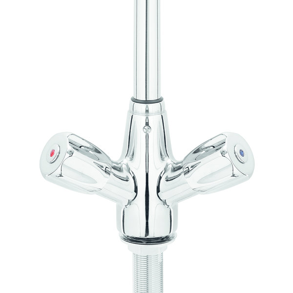 Voorspoeldouche messing/staal | Zwenkbare kraan 180°  | 515x415x1430(h)mm