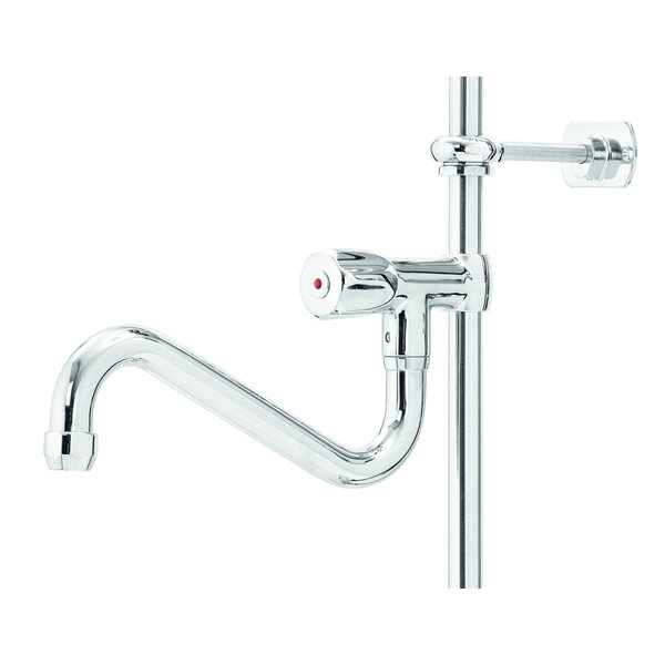 Voorspoeldouche messing/staal | Zwenkbare kraan 180°  | 515x415x1430(h)mm