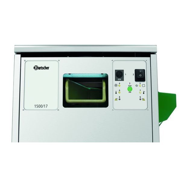 Bestek poleermachine RVS | 230V | Cap. 1.500p/u | 510x440x345(h)mm