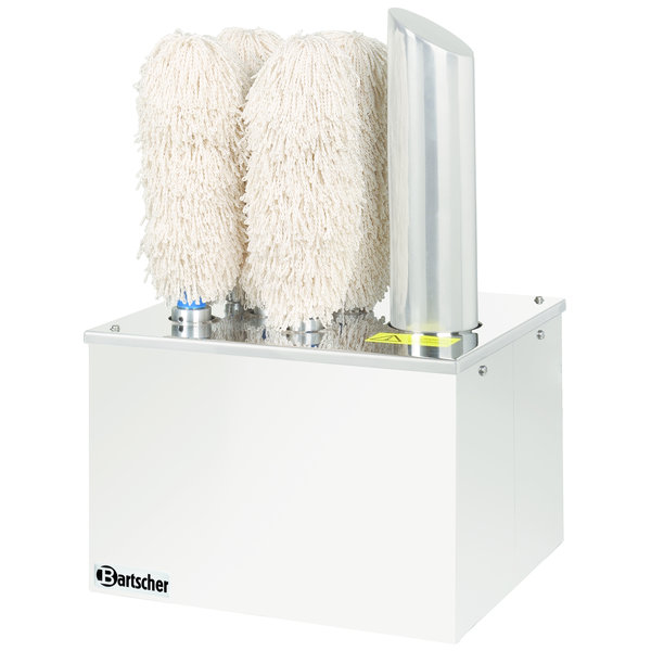 Glas Poleermachine | RVS | 1.1kW | 5 Microvezel Koppen | 340x305x520(h)mm
