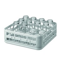 Bartscher Glazenkorf kunststof grijs | Glazen en kopjes | 350x350x110(h)mm 