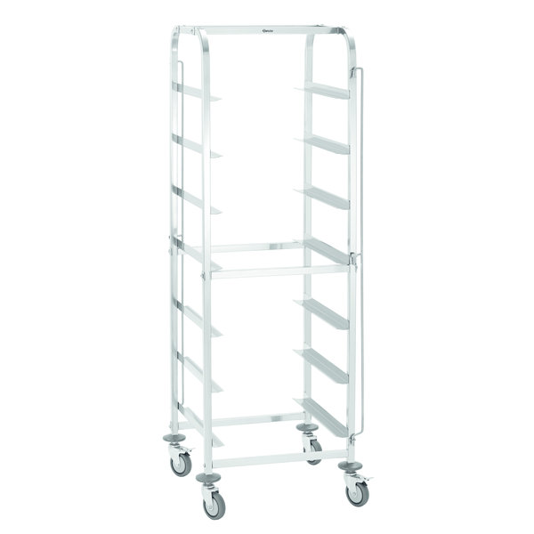 Spoelkorfwagen RVS ASP700 | Vermogen 100 kg | 565x555x1750(h)mm