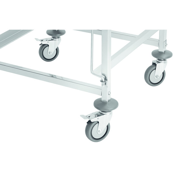 Spoelkorfwagen RVS ASP700 | Vermogen 100 kg | 565x555x1750(h)mm