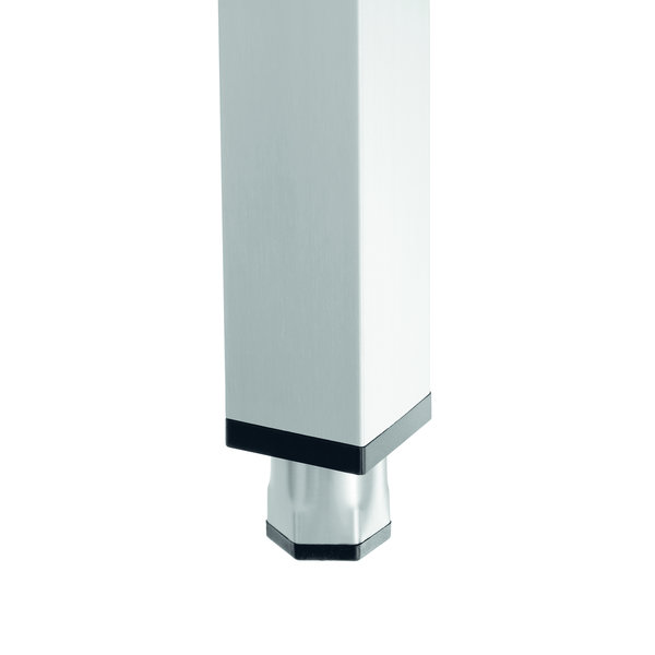 Aanvoertafel KTS5000 | 1 spoelbank links | Onderschap en achteropstand | 1500x730x900(h)mm