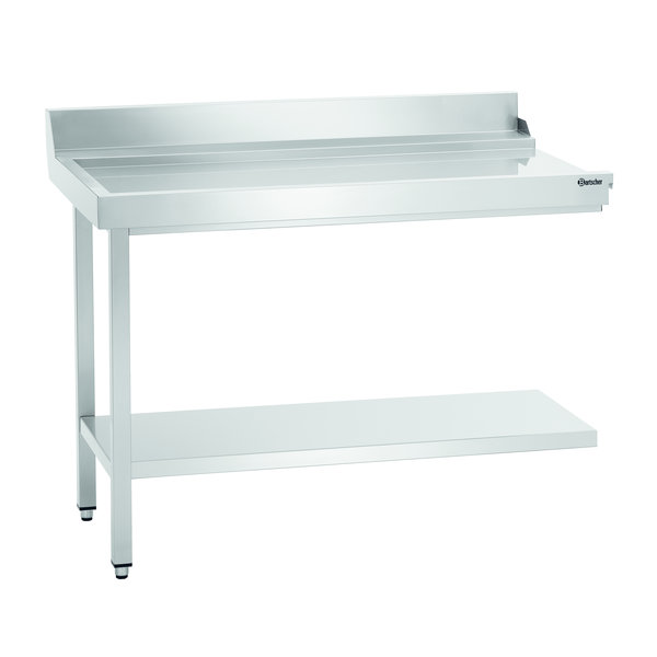 Afvoertafel DS 1200LI | Bodemschap en achteropstand | 1200x720x850(h)mm