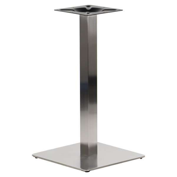Tafelonderstel | FORMA | RVS | Geborsteld | Indoor | 400x400x720(h)mm