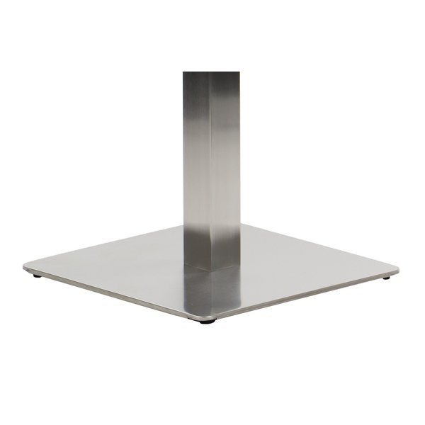 Tafelonderstel | FORMA | RVS | Geborsteld | Indoor | 400x400x720(h)mm