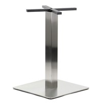 Luxus Tafelonderstel | FORMA | RVS | Geborsteld | Indoor | 500x500x725(h)mm