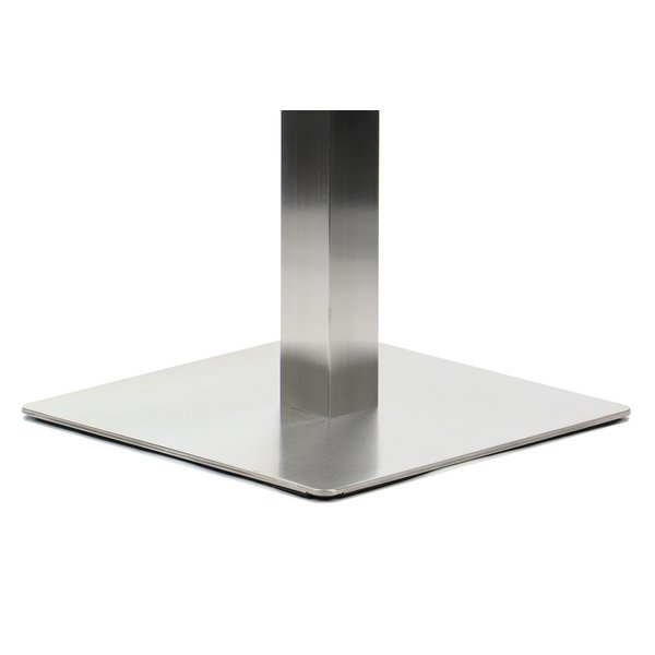 Tafelonderstel | FORMA | RVS | Geborsteld | 500x500x725(h)mm