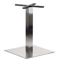 Luxus Tafelonderstel | FORMA | RVS | Geborsteld | Indoor | 550x550x730(h)mm