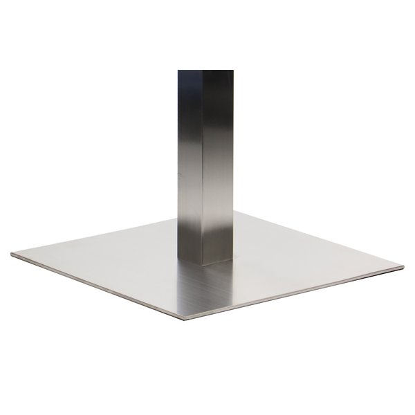 Tafelonderstel | FORMA | RVS | Geborsteld | Indoor | 550x550x730(h)mm