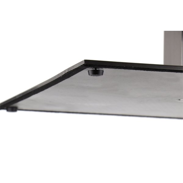 Tafelonderstel | FORMA | RVS | Geborsteld | 550x550x730(h)mm