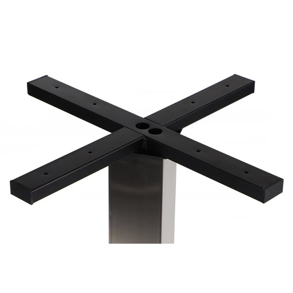 Tafelonderstel | FORMA | RVS | Geborsteld | 550x550x730(h)mm