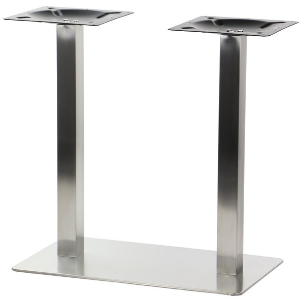 Tafelonderstel | FORMA | RVS | Geborsteld | Indoor | 700x400x725(h)mm