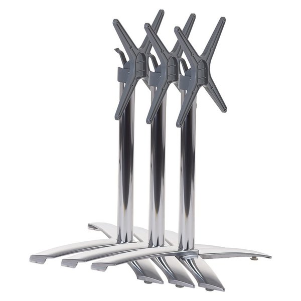 Tafelonderstel | STAX | Aluminium | Glanzend | Kantelbaar | 670x670x725(h)mm