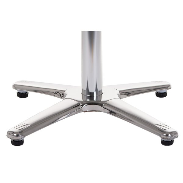 Tafelonderstel | ELLIS | Aluminium/RVS | Glanzend | Indoor | 630x630x710-730(h)mm